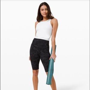 Lululemon - Ebb to street cropped racer back. White, size 4.